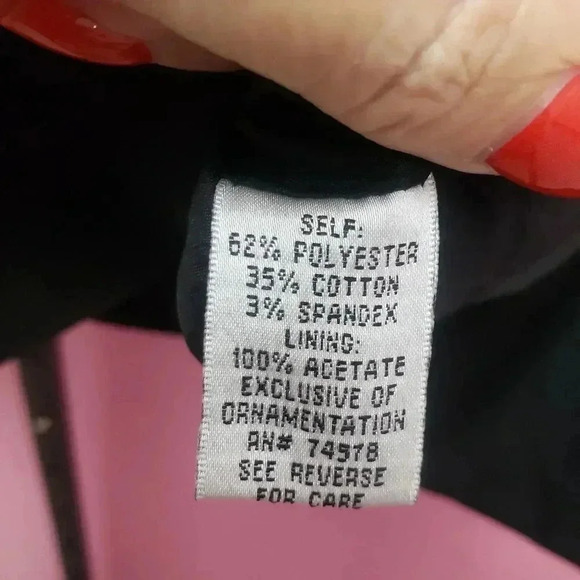 Vintage Cache Nylon Puffy Sleeve High Neck Jacket - Picture 8 of 9